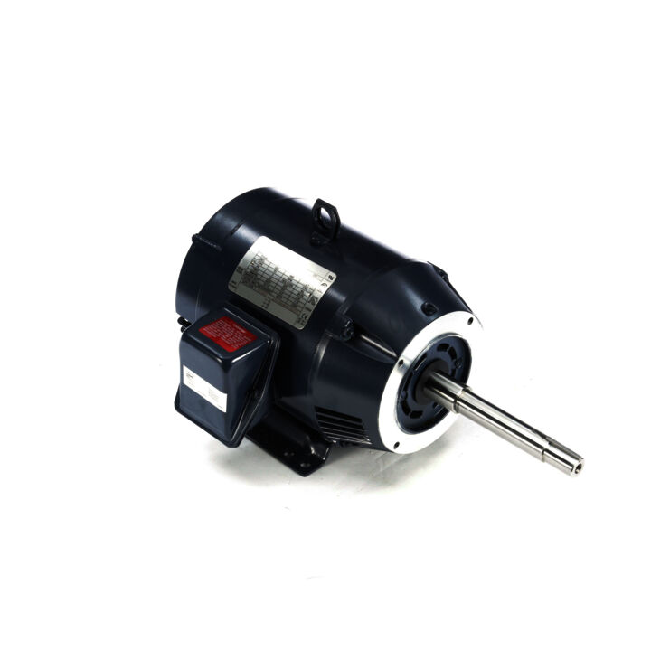 Close-Coupled Pump Motor, 3 HP, 3 Ph, 60 Hz, 575 V, 1800 RPM, 182JP Frame, ODP