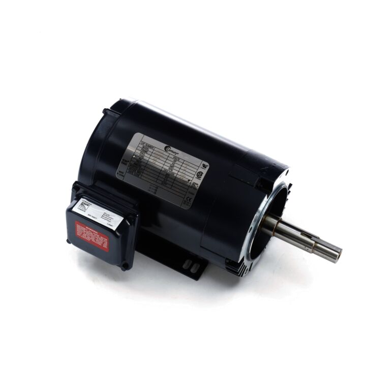 Close-Coupled Pump Motor, 3 HP, 3 Ph, 60 Hz, 575 V, 3600 RPM, 145JM Frame, ODP