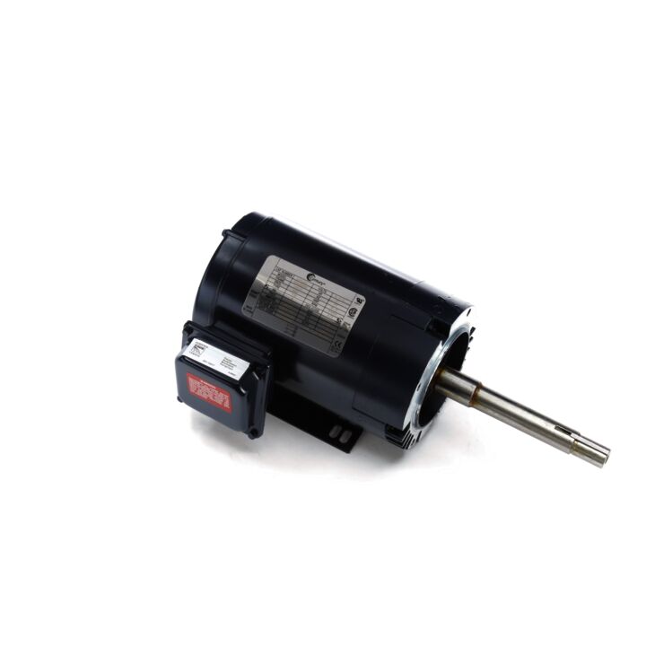 Close-Coupled Pump Motor, 3 HP, 3 Ph, 60 Hz, 575 V, 3600 RPM, 145JP Frame, ODP