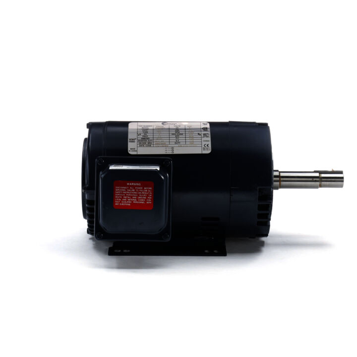 Close-Coupled Pump Motor, 3 HP, 3 Ph, 60 Hz, 575 V, 3600 RPM, 145JM Frame, ODP