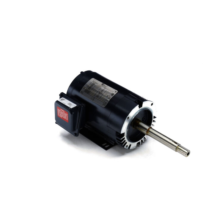 Close-Coupled Pump Motor, 3 HP, 3 Ph, 60 Hz, 575 V, 3600 RPM, 145JP Frame, ODP