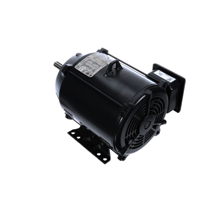 Close-Coupled Pump Motor, 5 HP, 3 Ph, 60 Hz, 230/460 V, 1800 RPM, 184JM Frame, ODP