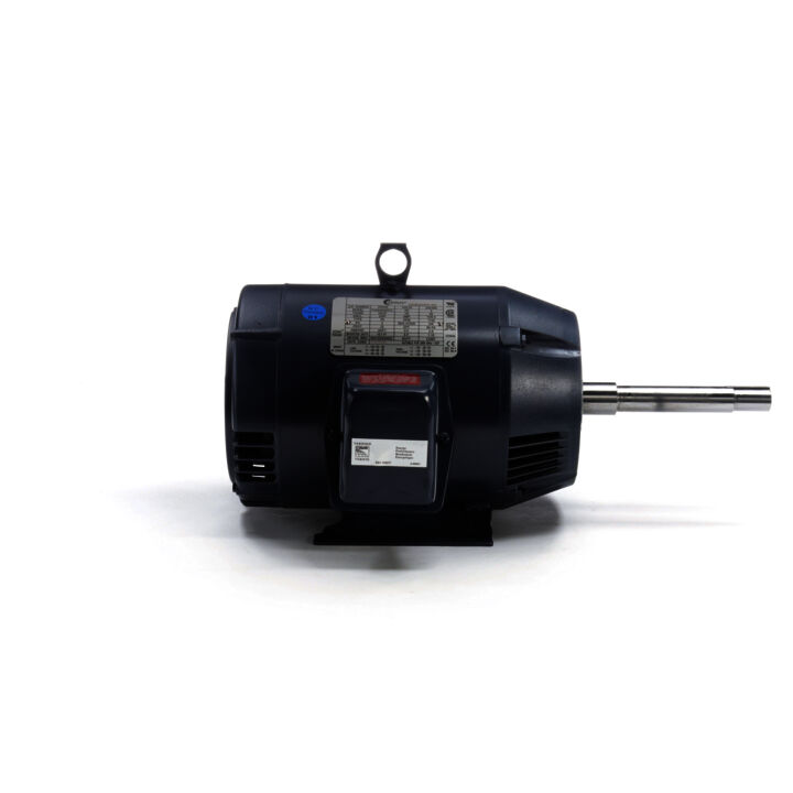 Close-Coupled Pump Motor, 5 HP, 3 Ph, 60 Hz, 208-230/460 V, 1800 RPM, 184JP Frame, ODP