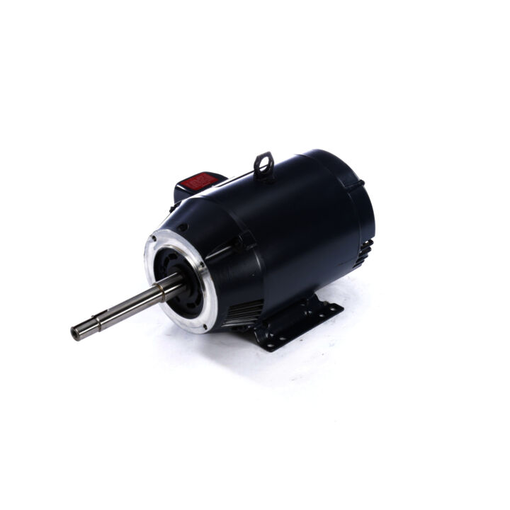 Close-Coupled Pump Motor, 5 HP, 3 Ph, 60 Hz, 575 V, 1800 RPM, 184JP Frame, ODP