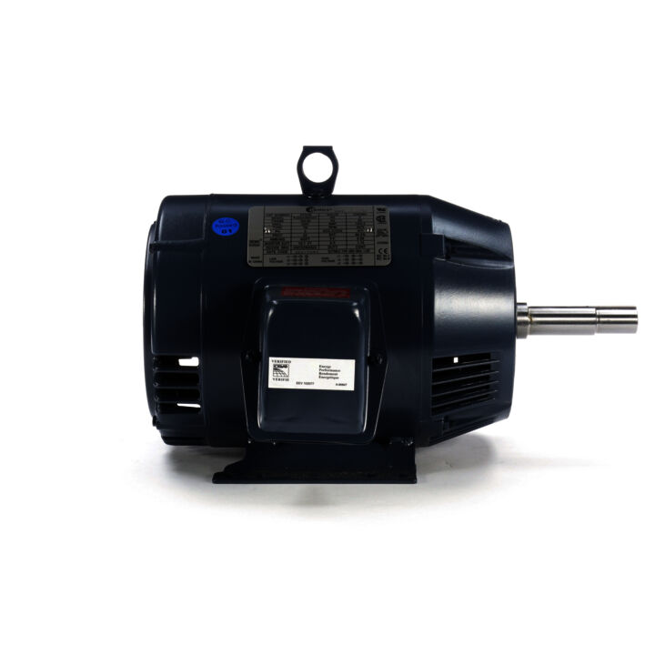 Close-Coupled Pump Motor, 5 HP, 3 Ph, 60 Hz, 208-230/460 V, 3600 RPM, 182JM Frame, DP