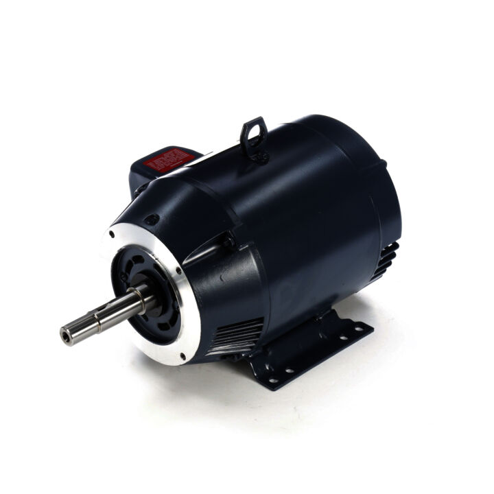 Close-Coupled Pump Motor, 5 HP, 3 Ph, 60 Hz, 208-230/460 V, 3600 RPM, 182JM Frame, DP