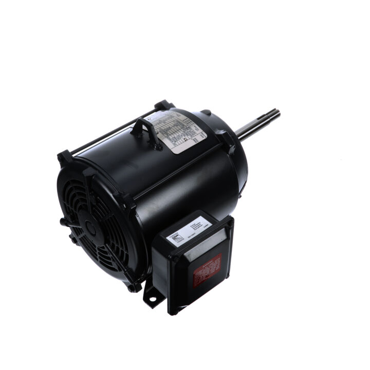 Close-Coupled Pump Motor, 5 HP, 3 Ph, 60 Hz, 575 V, 3600 RPM, 182J Frame, ODP