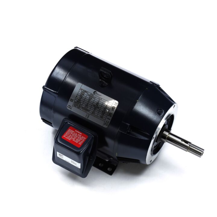 Close-Coupled Pump Motor, 5 HP, 3 Ph, 60 Hz, 575 V, 3600 RPM, 182JM Frame, DP