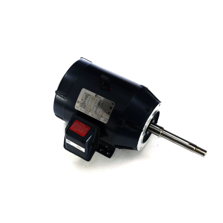 Close-Coupled Pump Motor, 5 HP, 3 Ph, 60 Hz, 208-230/460 V, 3600 RPM, 182JP Frame, ODP