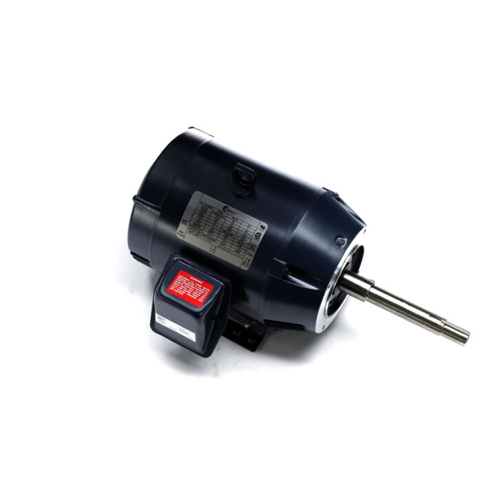 Close-Coupled Pump Motor, 5 HP, 3 Ph, 60 Hz, 575 V, 3600 RPM, 182JP Frame, ODP