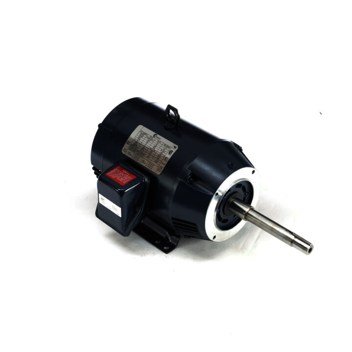Close-Coupled Pump Motor, 7.5 HP, 3 Ph, 60 Hz, 208-230/460 V, 3600 RPM, 184JP Frame, ODP