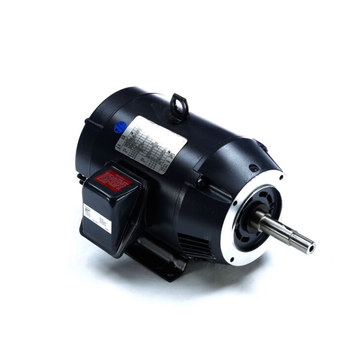 Close-Coupled Pump Motor, 7 1/2 HP, 3 Ph, 60 Hz, 208-230/460 V, 3600 RPM, 184JM Frame, DP