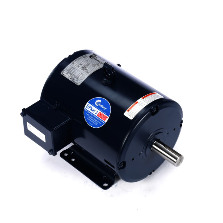 General Purpose Motor, 5 HP, 3 Ph, 60 Hz, 208-230/460 V, 1800 RPM, 184T Frame, ODP