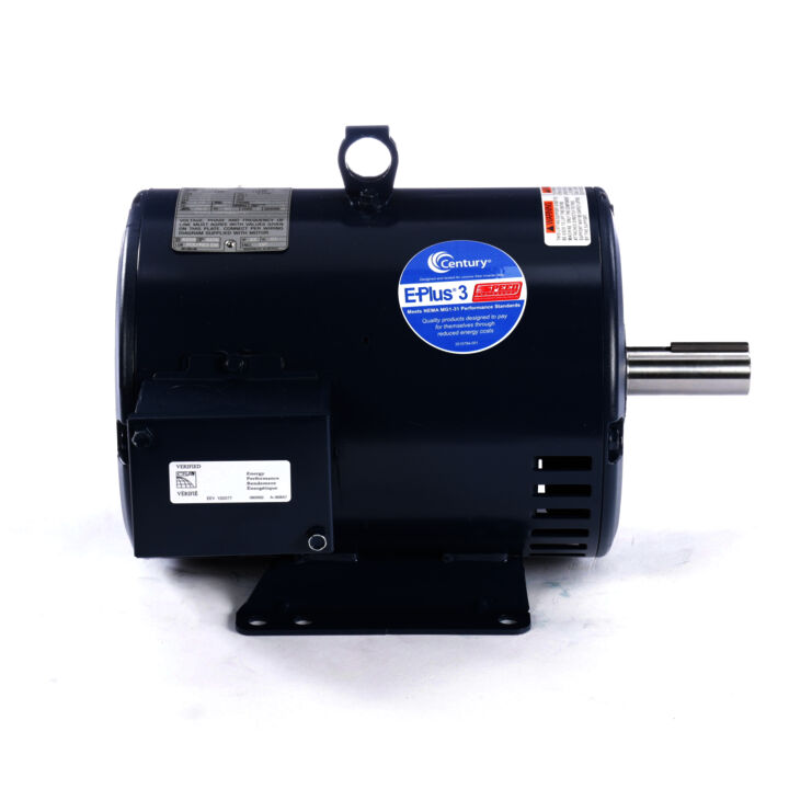 General Purpose Motor, 5 HP, 3 Ph, 60 Hz, 200 V, 1800 RPM, 184T Frame, ODP