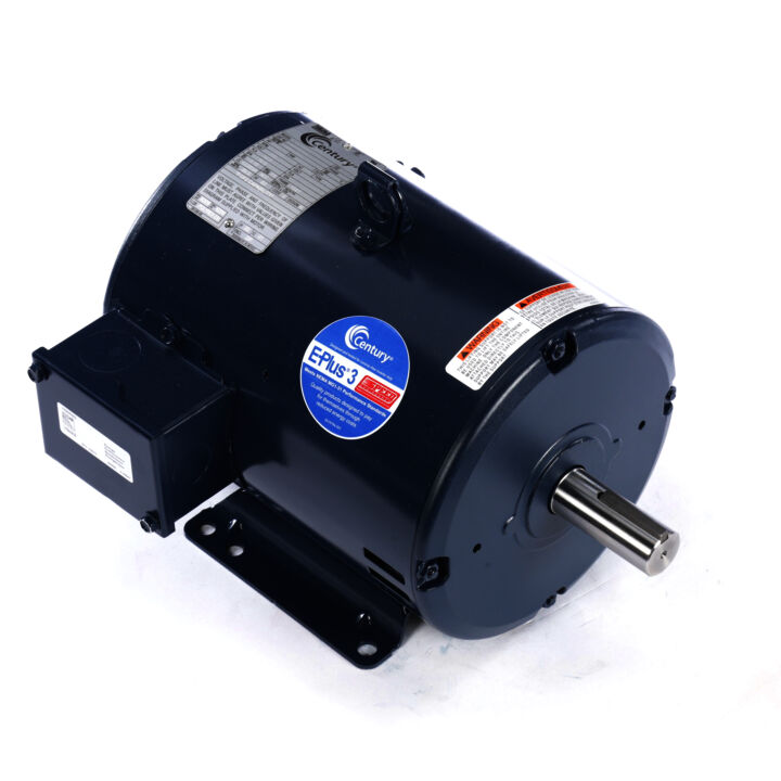 General Purpose Motor, 5 HP, 3 Ph, 60 Hz, 200 V, 1800 RPM, 184T Frame, ODP