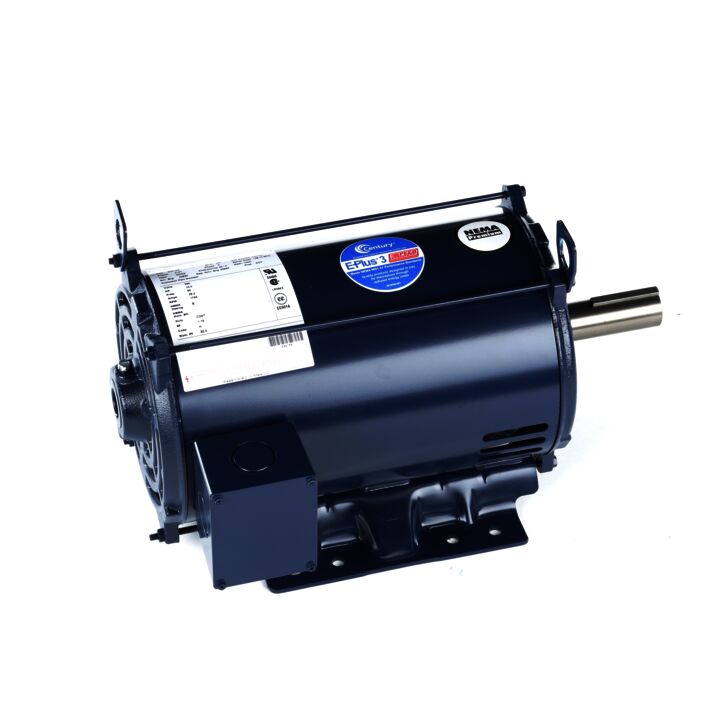 General Purpose Motor, 10.0 HP, 3 Ph, 60 Hz, 200 V, 1800 RPM, 215T Frame, DP