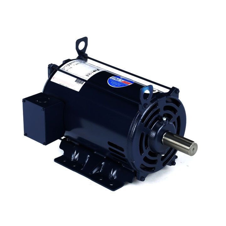 General Purpose Motor, 10.0 HP, 3 Ph, 60 Hz, 200 V, 1800 RPM, 215T Frame, DP