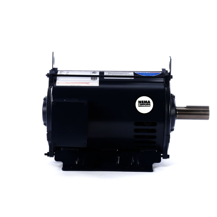 General Purpose Motor, 7.5 HP, 3 Ph, 60 Hz, 200 V, 1800 RPM, S213T Frame, DP