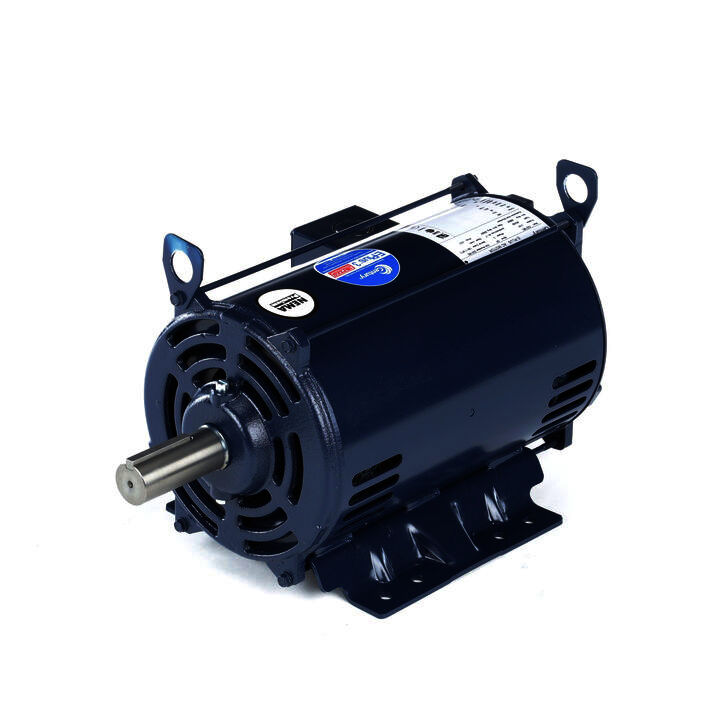 General Purpose Motor, 10.0 HP, 3 Ph, 60 Hz, 200 V, 1800 RPM, 215T Frame, DP