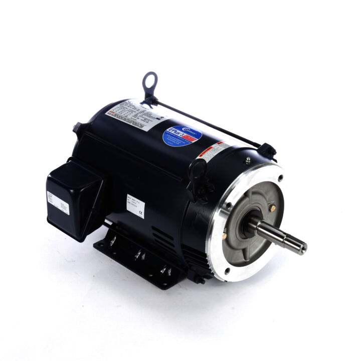 Close-Coupled Pump Motor, 10 HP, 3 Ph, 60 Hz, 230/460 V, 3600 RPM, 213JM Frame, DP
