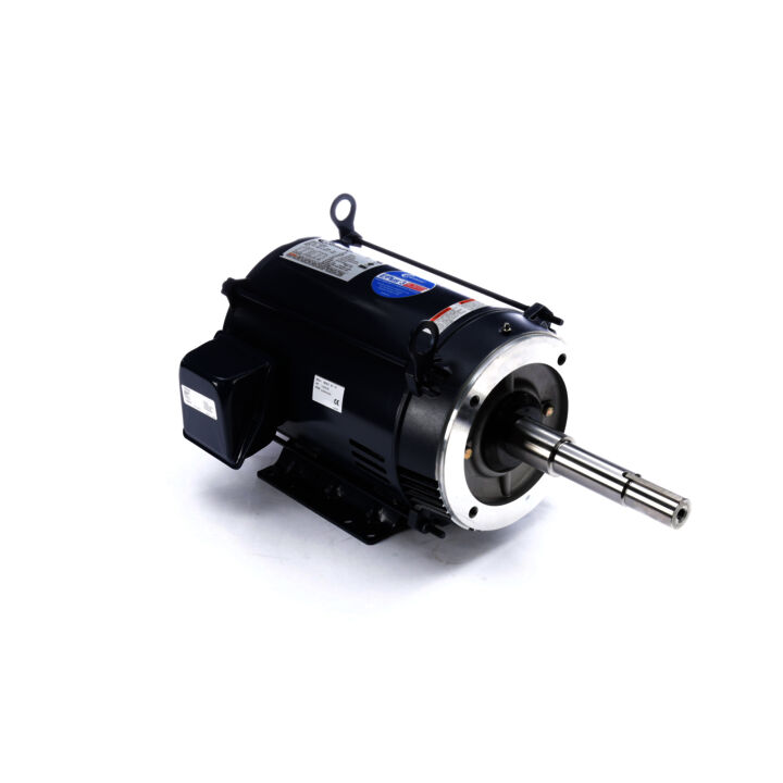Close-Coupled Pump Motor, 10 HP, 3 Ph, 60 Hz, 230/460 V, 3600 RPM, 213JP Frame, DP