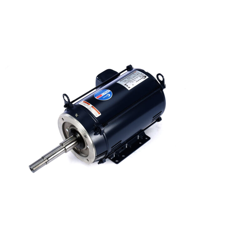 Close-Coupled Pump Motor, 10 HP, 3 Ph, 60 Hz, 208-230/460 V, 1800 RPM, JP215JP Frame, DP