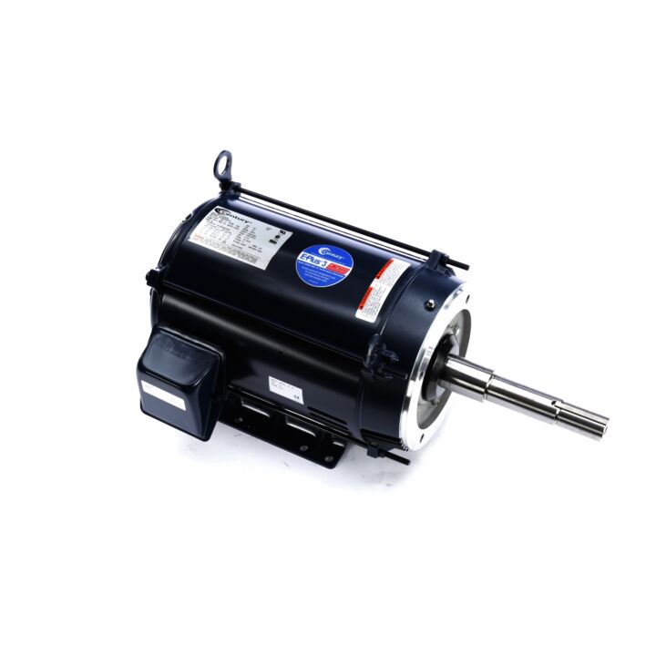 Close-Coupled Pump Motor, 15 HP, 3 Ph, 60 Hz, 230/460 V, 3600 RPM, 215JP Frame, DP