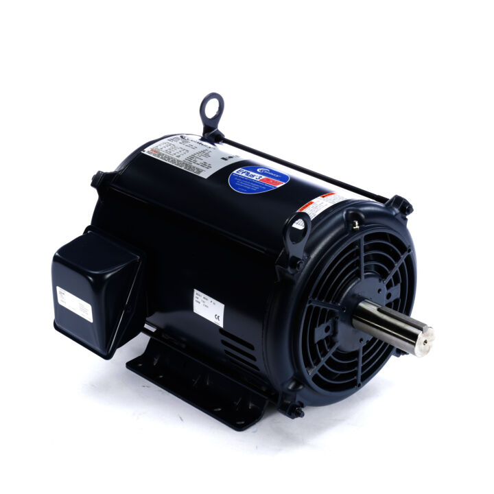 General Purpose Motor, 10 HP, 3 Ph, 60 Hz, 230/460 V, 3600 RPM, 213T Frame, DP