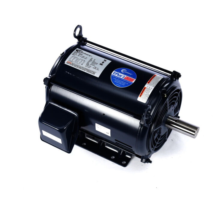 General Purpose Motor, 15 HP, 3 Ph, 60 Hz, 208-230/460 V, 3600 RPM, 215T Frame, ODP