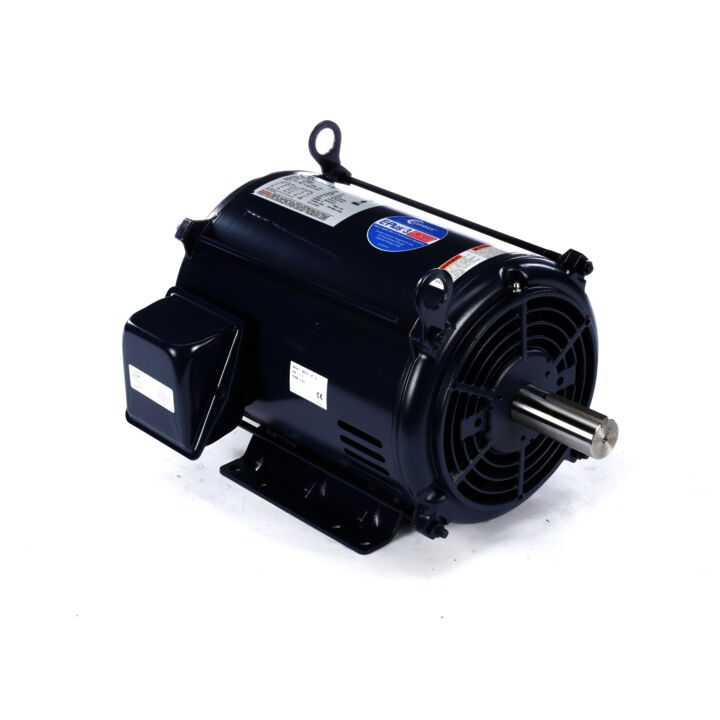 General Purpose Motor, 15 HP, 3 Ph, 60 Hz, 208-230/460 V, 3600 RPM, 215T Frame, ODP