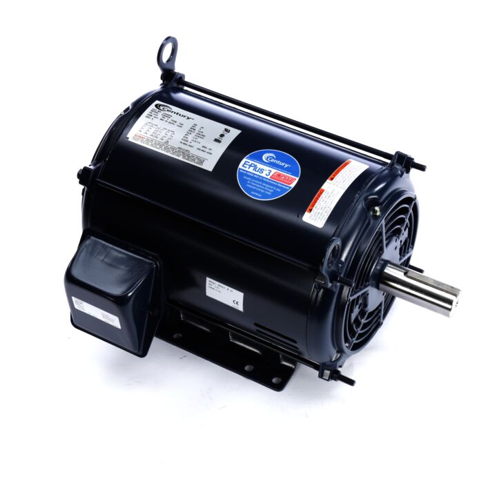General Purpose Motor, 5 HP, 3 Ph, 60 Hz, 230/460 V, 1200 RPM, 215T Frame, DP
