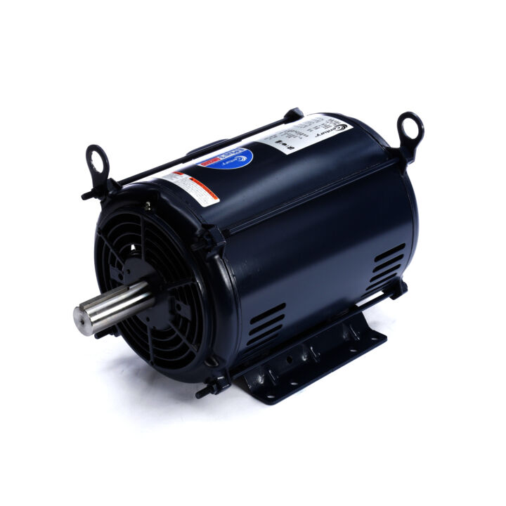 General Purpose Motor, 5 HP, 3 Ph, 60 Hz, 230/460 V, 1200 RPM, 215T Frame, DP