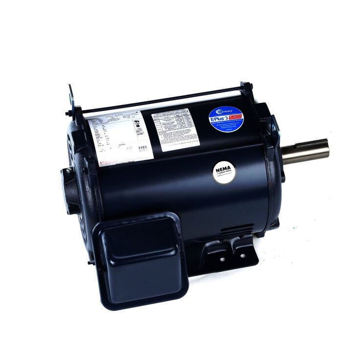 General Purpose Motor, 15.0 HP, 3 Ph, 60 Hz, 200 V, 1800 RPM, S254T Frame, DP