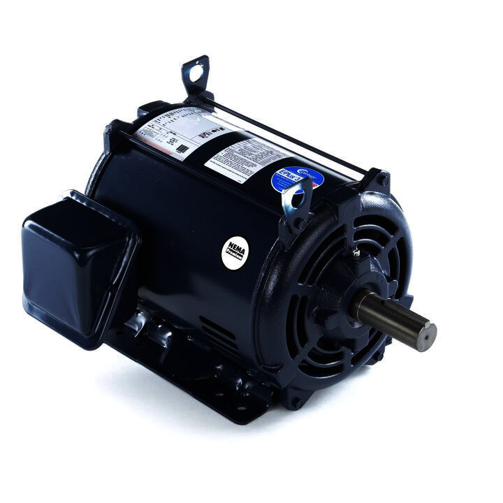 General Purpose Motor, 20.0 HP, 3 Ph, 60 Hz, 200 V, 1800 RPM, S256T Frame, DP