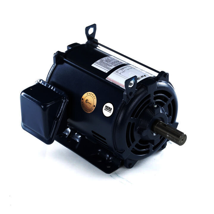 General Purpose Motor, 15.0 HP, 3 Ph, 60 Hz, 575 V, 1800 RPM, S254T Frame, DP