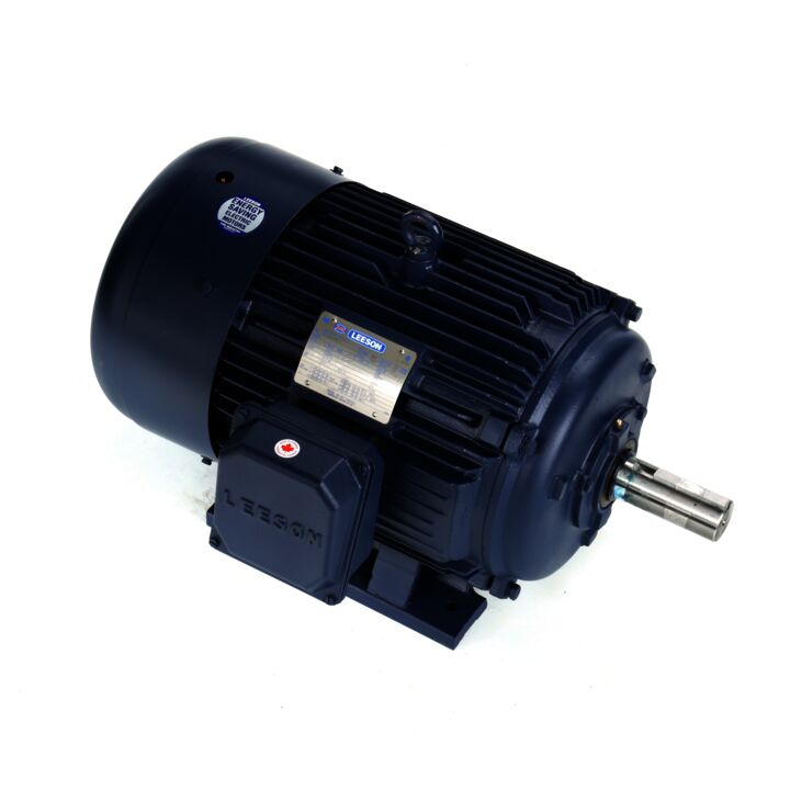 General Purpose Motor, 15 HP, 3 Ph, 60 Hz, 208-230/460 V, 900 RPM, 286T Frame, TEFC