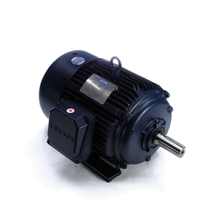 General Purpose Motor, 5 HP, 3 Ph, 60 Hz, 208-230/460 V, 900 RPM, 254T Frame, TEFC