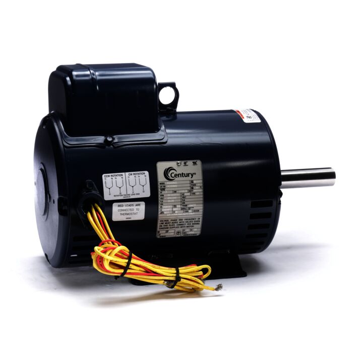 Crop Dryer Motor, 5.0 HP, 1 Ph, 60 Hz, 200-230 V, 3600 RPM, 184TZ Frame, ODP