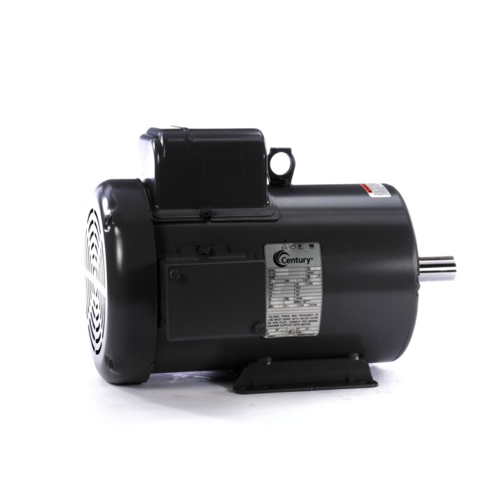 General Purpose Motor, 5 HP, 1 Ph, 60 Hz, 230 V, 3600 RPM, 184T Frame, TEFC