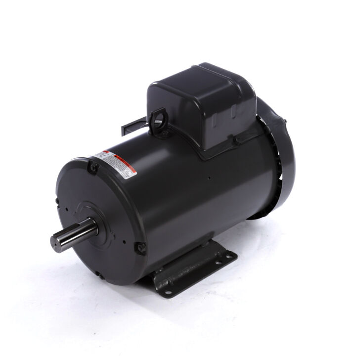 General Purpose Motor, 5 HP, 1 Ph, 60 Hz, 230 V, 3600 RPM, 184T Frame, TEFC