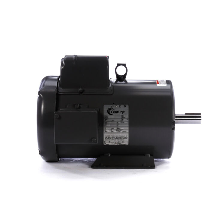 General Purpose Motor, 5 HP, 1 Ph, 60 Hz, 230 V, 3600 RPM, 184T Frame, TEFC