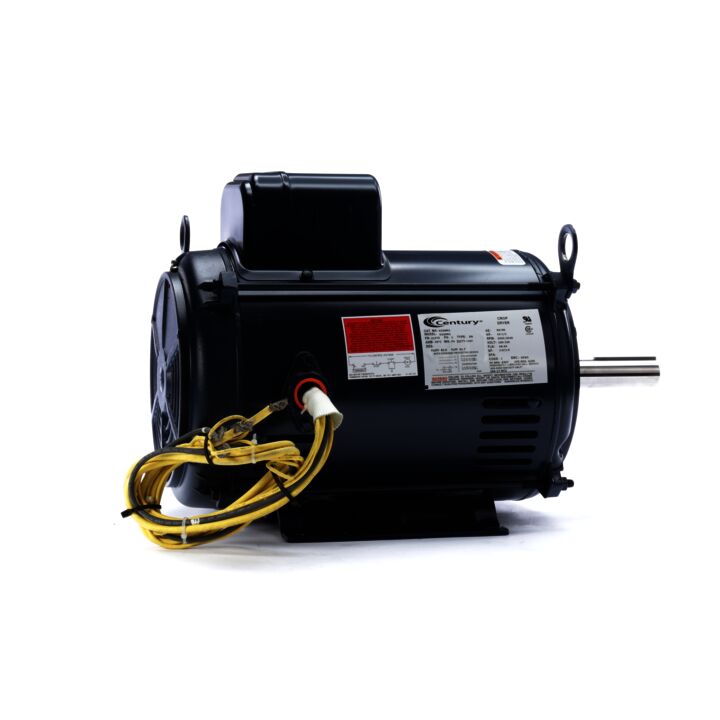 Crop Dryer Motor, 7.5 HP, 1 Ph, 60 Hz, 200-230 V, 3600 RPM, 215TZ Frame, ODP