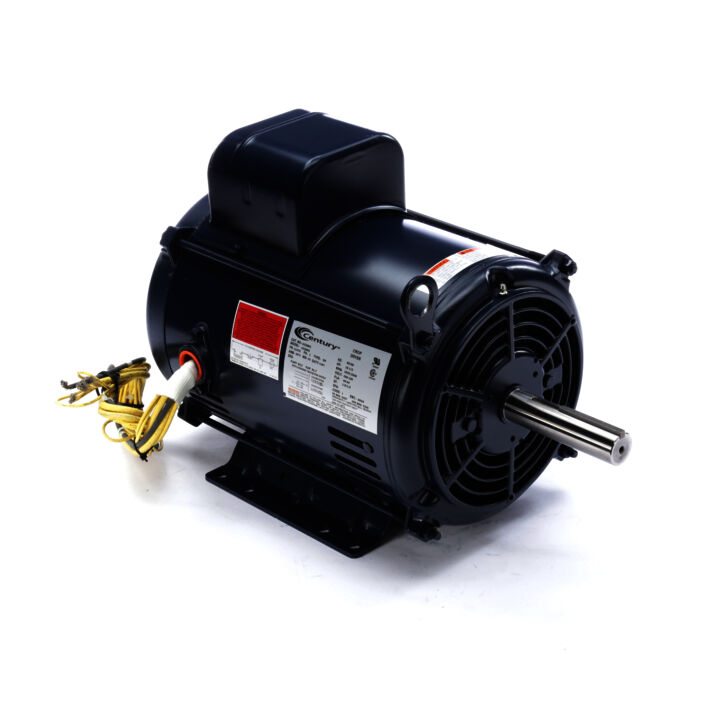 Crop Dryer Motor, 10 HP, 1 Ph, 60 Hz, 200-230 V, 3600 RPM, 215TZ Frame, ODP