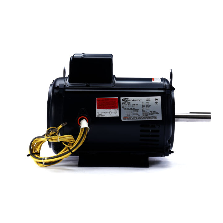 Crop Dryer Motor, 7.5 HP, 1 Ph, 60 Hz, 200-230 V, 3600 RPM, 215TZ Frame, ODP