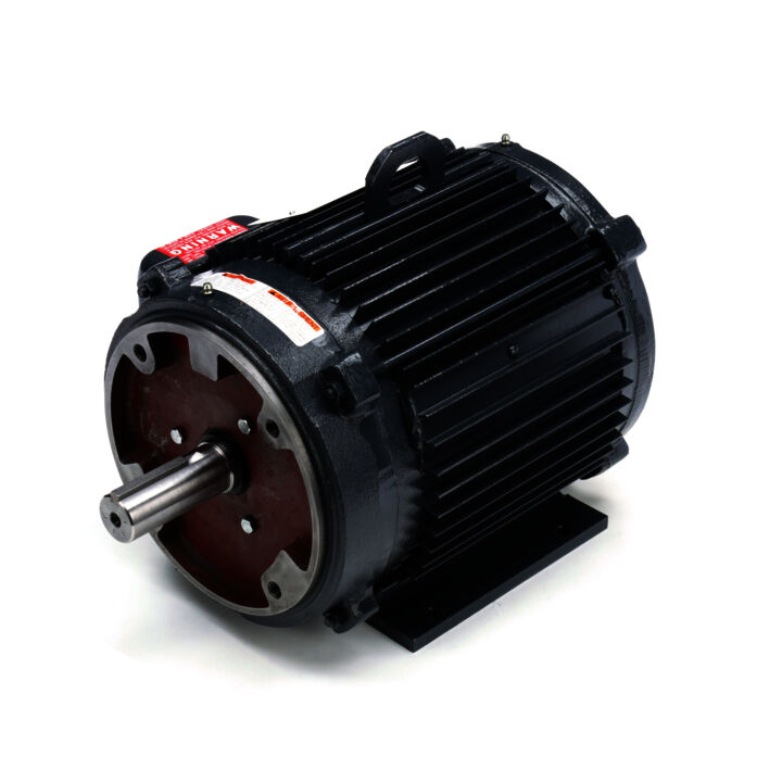 Encoder Motor, 5 HP, 3 Ph, 60 Hz, 230/460 V, 1800 RPM, 213TC Frame, TENV