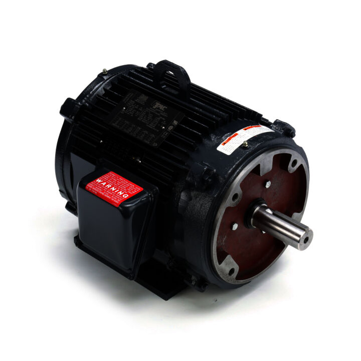 Encoder Motor, 5 HP, 3 Ph, 60 Hz, 230/460 V, 1800 RPM, 213TC Frame, TENV