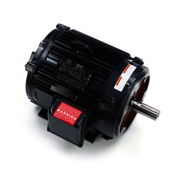 Encoder Motor, 5 HP, 3 Ph, 60 Hz, 230/460 V, 1800 RPM, 213TC Frame, TENV