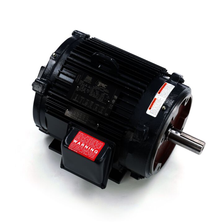 Encoder Motor, 5 HP, 3 Ph, 60 Hz, 230/460 V, 1800 RPM, 213TC Frame, TENV