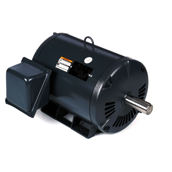 Elevator Duty Motor, 25 HP, 3 Ph, 60 Hz, 200 V, 1200 RPM, 324T Frame, DP