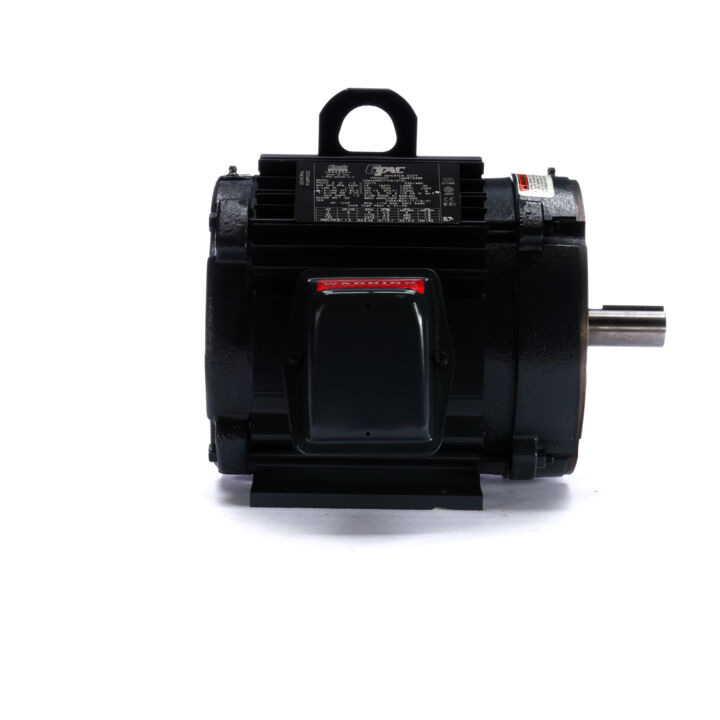 Encoder Motor, 1 HP, 3 Ph, 60 Hz, 230/460 V, 1200 RPM, 182TC Frame, TENV